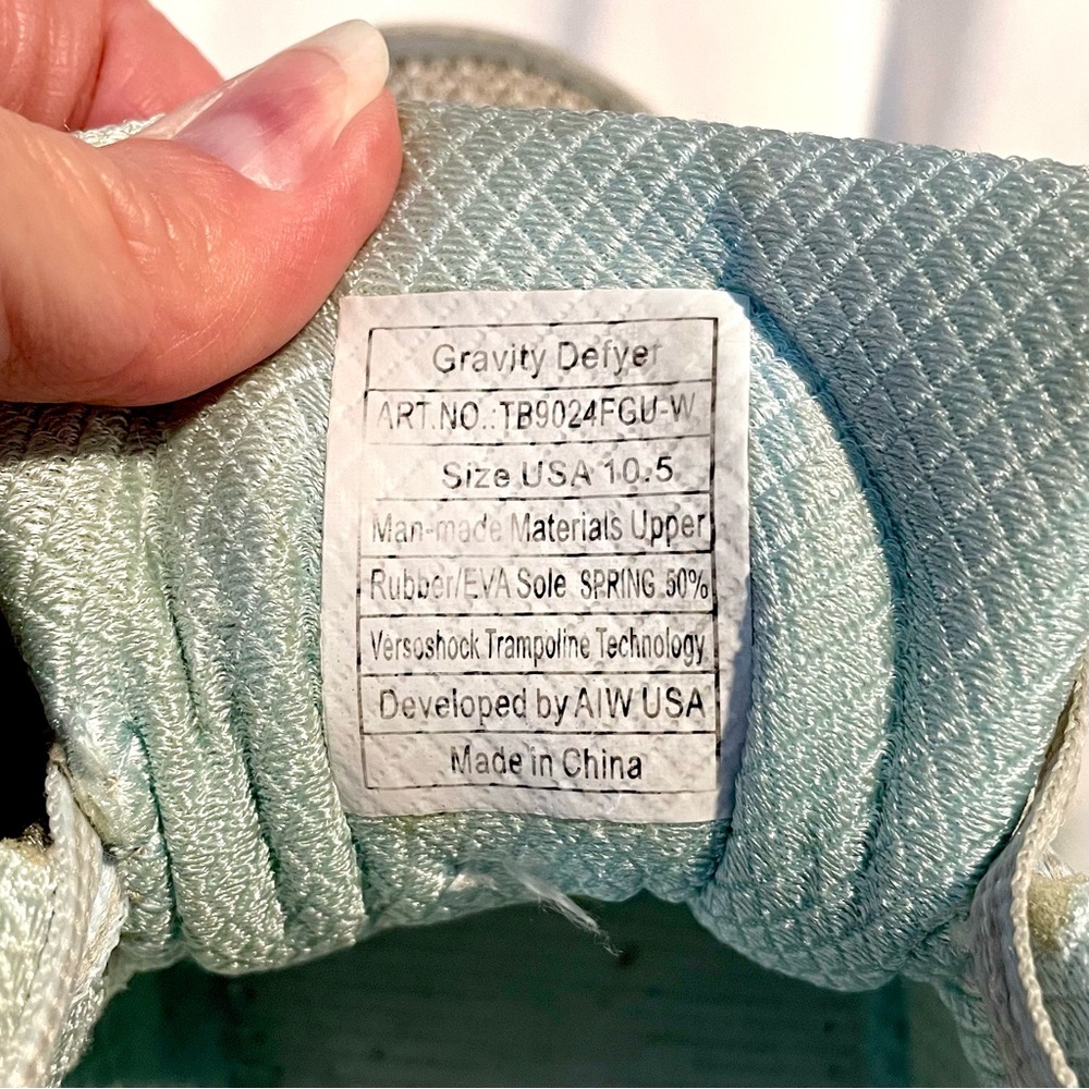 *EUC* Gravity Defyer “GDefy” Mighty Walker -Wmns Sz 10.5 - Veroshock - Gray/Blue - Picture 7 of 7